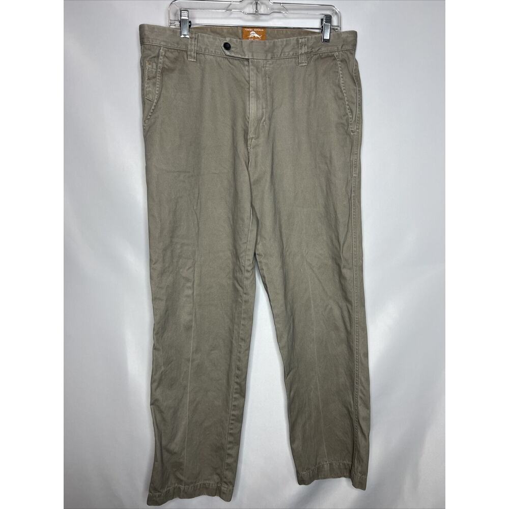 Tommy Bahama Pants Men's 34x32 Paradise Nation Khaki Chino Tan Pockets